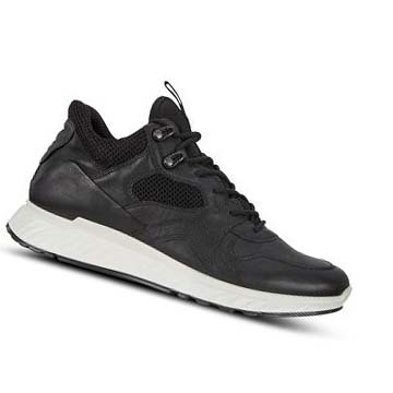 Baskets Ecco St.1 Ankle Homme Noir | FR 644LIS